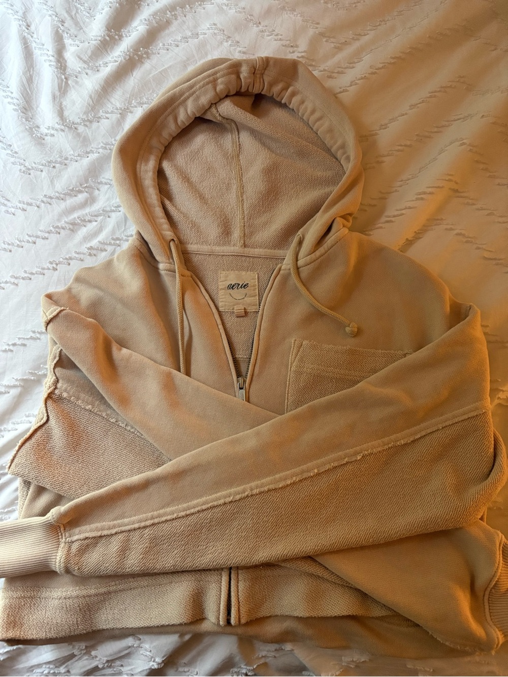 Aerie Hooded Cropped Zipup